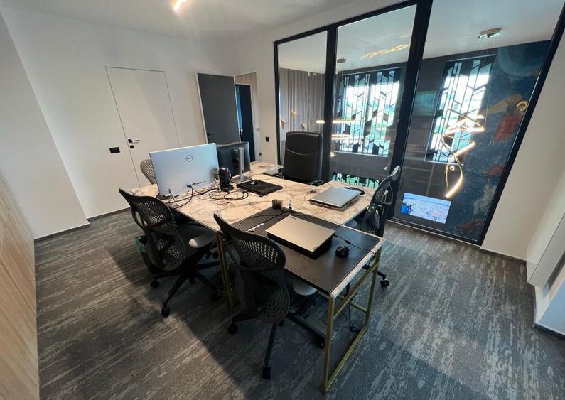 Duplex, 4 camere, Mobilat LUX, 3 locui parcare. Pipera Comision 0 - 8