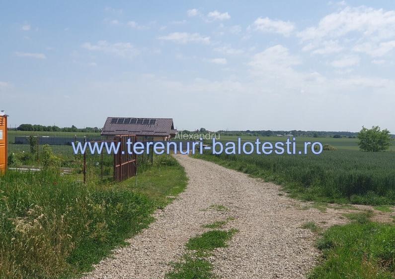 Teren cu vedere la lac Balotesti 600mp