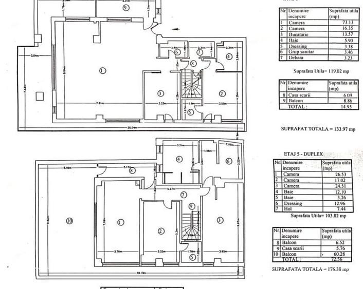 Penthouse tip duplex lângă ISB - 9