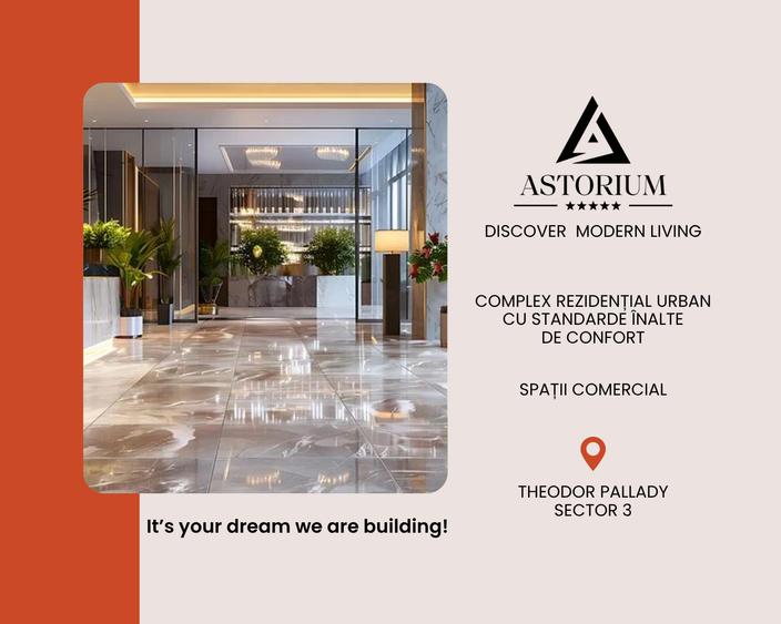 Spații Comerciale de Închiriat în Astorium Life | Predare Imediată | Comision 0% - 1