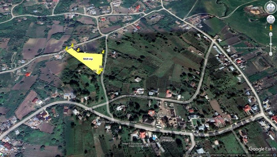 Teren intravilan Bogdanesti - Vorovesti - Iasi - 1