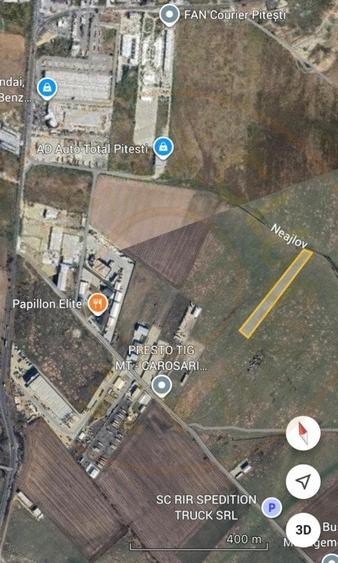 Teren 10.000 mp zona industriala Albota 12 euro mp -Arges - 2