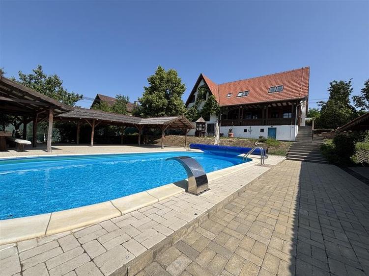 Proprietate de patrimoniu pe malul lacului Paleu - Teren 2.300 mp - piscina - Co - 1