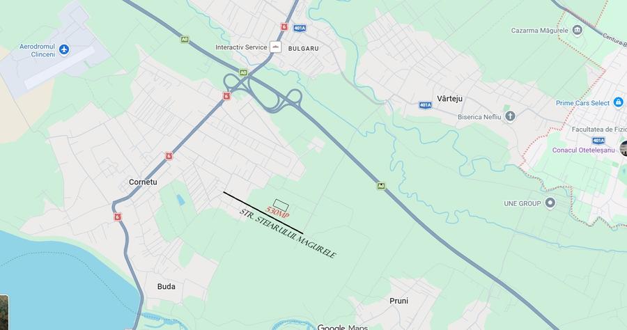 OFERTĂ VÂNZARE TEREN INTRAVILAN – MĂGURELE, STRADA STEJARULUI - 1