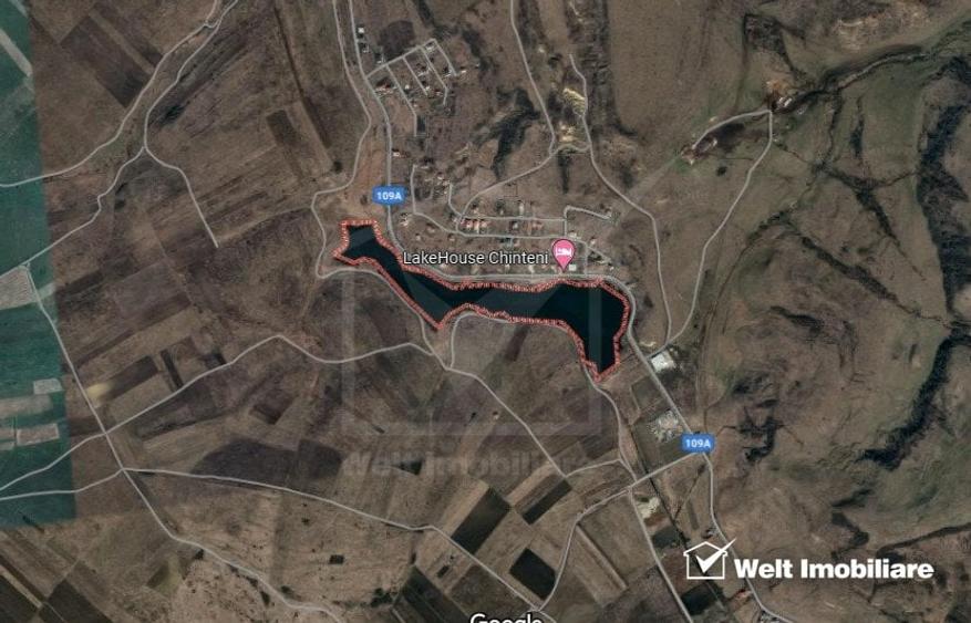 Teren de vanzare 5800mp, Front la lac Chinteni, oportunitate investitie - 2