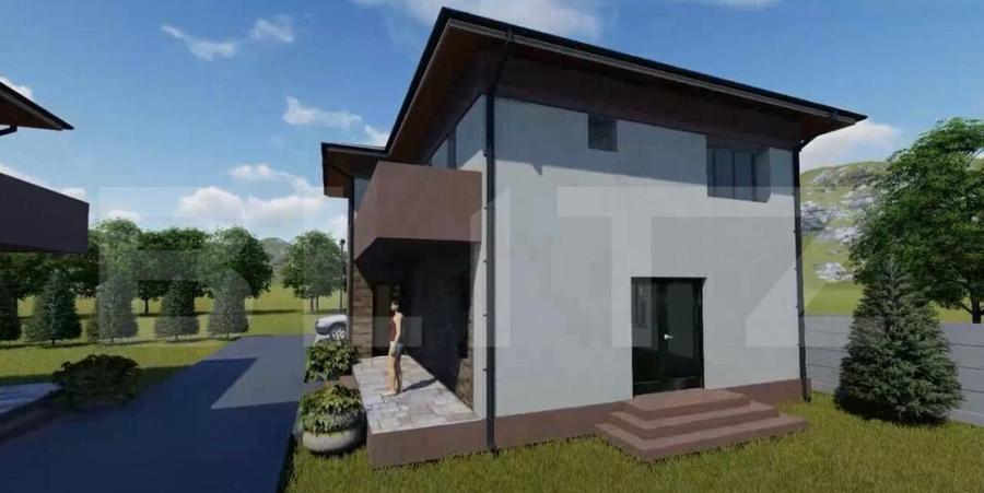 Casa P+1 la rosu, 4 camere, 135 mp, zona Dumbrava - 1