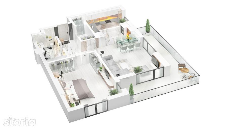 Carpathia Residence- Apartament 2 camere- Open-Space - 5