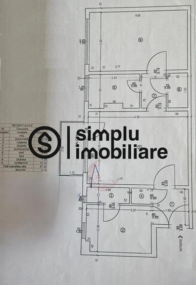 2 camere, etaj 4, centrala termica, Brazda lui Novac - 92 000 Euro - 1