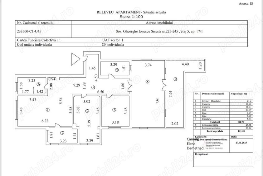 3 camere 113m2 penthouse Sise?ti lac Grivi?a - 7