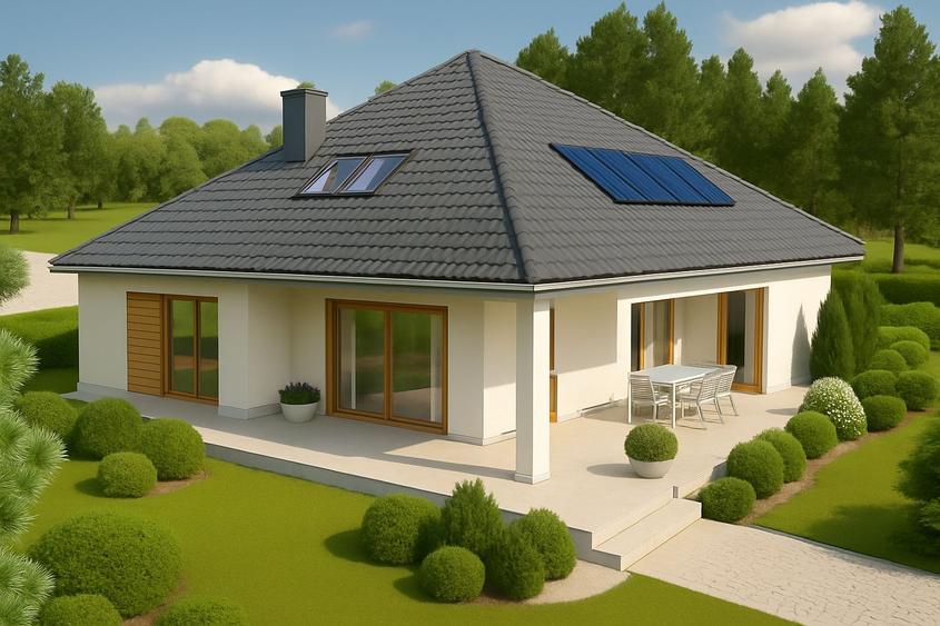 OMNIA-Proprietati alese! Teren mare, casa la rosu, excelent situat. - 2