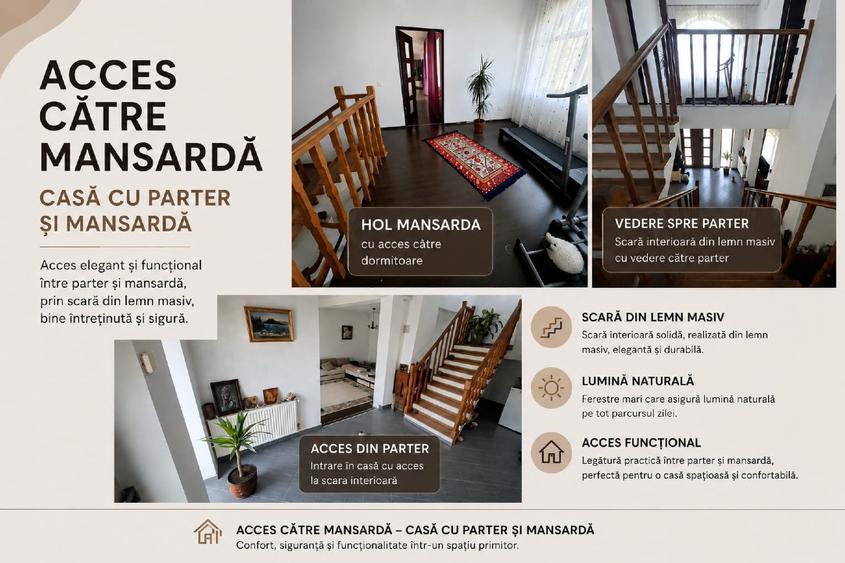 Casă individuală cu 4 camere cu Teren 660 Mp în Bucium