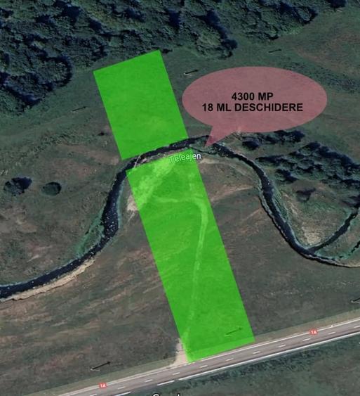 Teren extravilan de vânzare în Cheia – 4.300 mp, amplasare unică, - 3