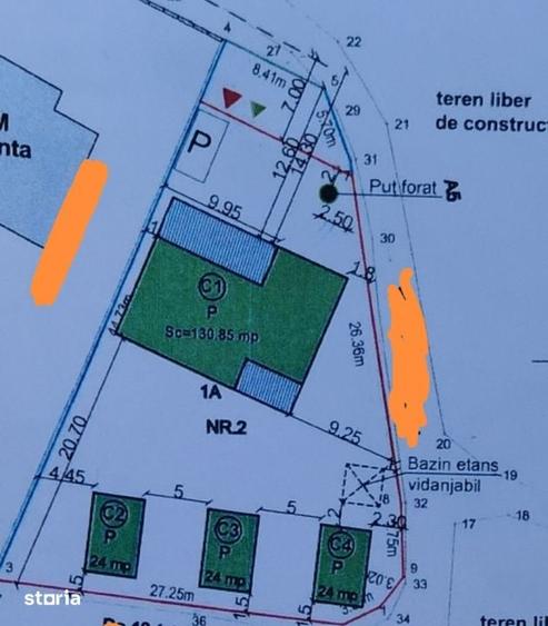 Teren de 874 mp, în Central