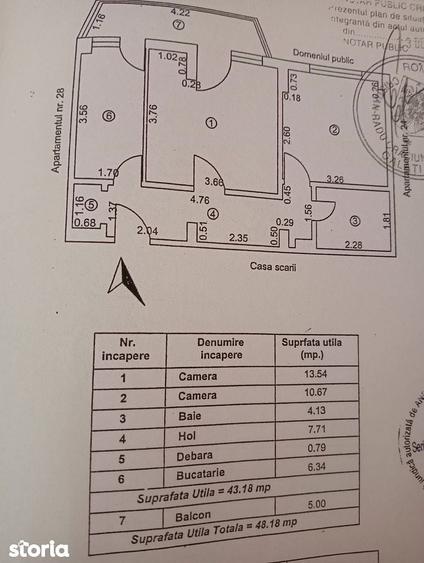 Apartament 2 camere, micro 14 cu balcon ?i bucatarie separata - 3