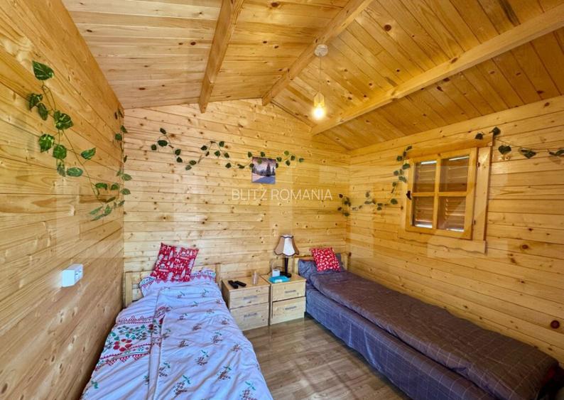 Cabane de vanzare, cu 3 camere, 50 mp, zona Brad