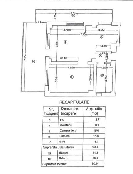Apartament 2 camere mobilat si utilat Tatarasi - 9