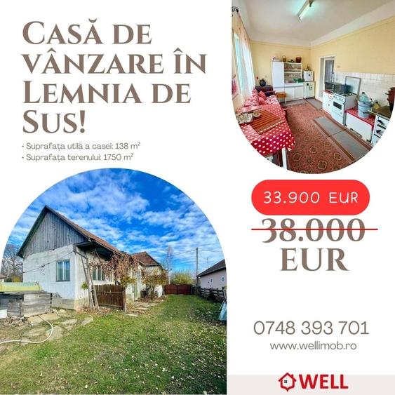 Casă de vânzare în Lemnia de Sus, într-o zonă liniștită! - 8