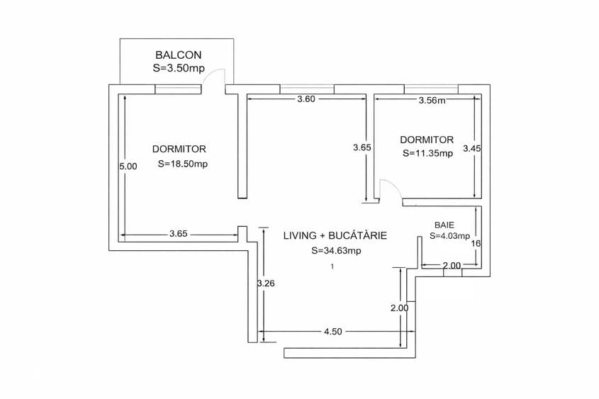 Apartament cu 3 camere în Circumvalațiunii