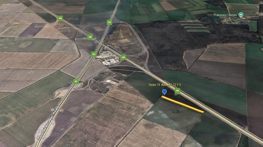 Vanzare teren 11.400 MP Intravilan Tarla 10–Ștefanestii de Jos, Zona nod A3 – A0 - 2
