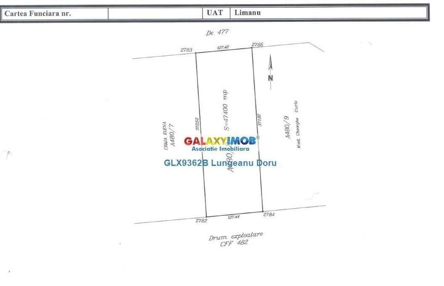 Teren intravilan 47.400 mp, Vama Veche, 200 m de Marea Neagra - 10