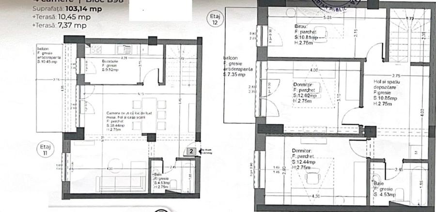 Apartament cu 4 camere decomandat în Avantgarden