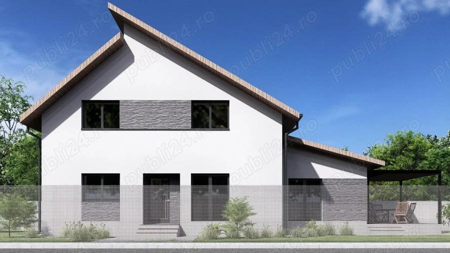 Casa P+1+M 110 mp utili + curte 550 mp BRANESTI - 5