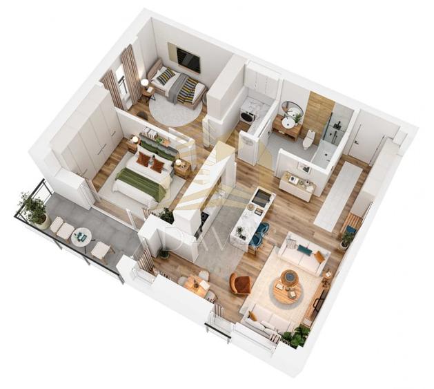 Apartament in bloc Nou de 3 camere - Parcare | Baciu - 1