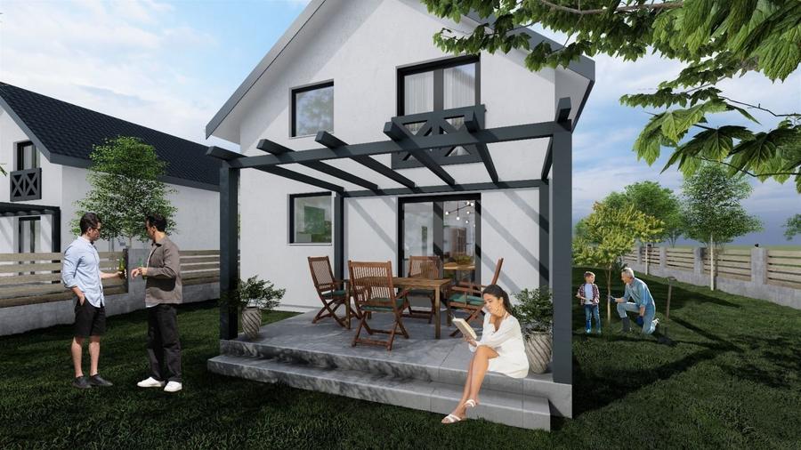 Casa 4 camere la cheie,10 minute de spital 150mp,700mp teren - 10