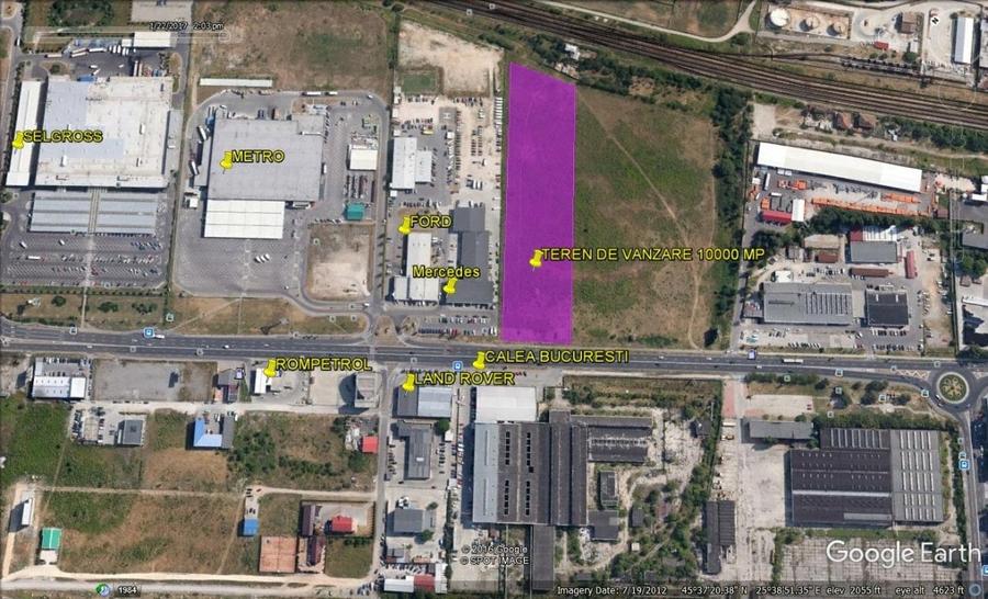Teren 10000MP cu Deschidere Si Acces Din Calea Bucuresti, langa Mercedes - 6