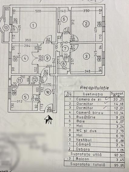 4 camere Vitan decomandat,centrală,inst. schimb.,parcare,an 1990,metrou, 93 - 13