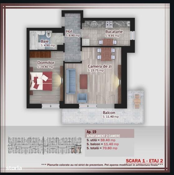 Apartament 2 camere Pallady, Parcare inclusa, Cel mai mic pret ! - 8