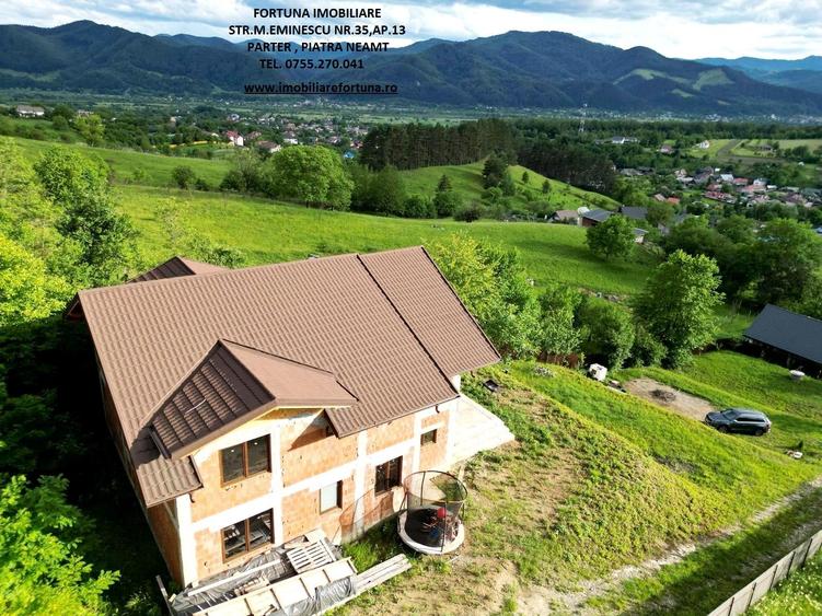 Casa la rosu D+P+E si teren 873 mp, sat Bistrita - 1