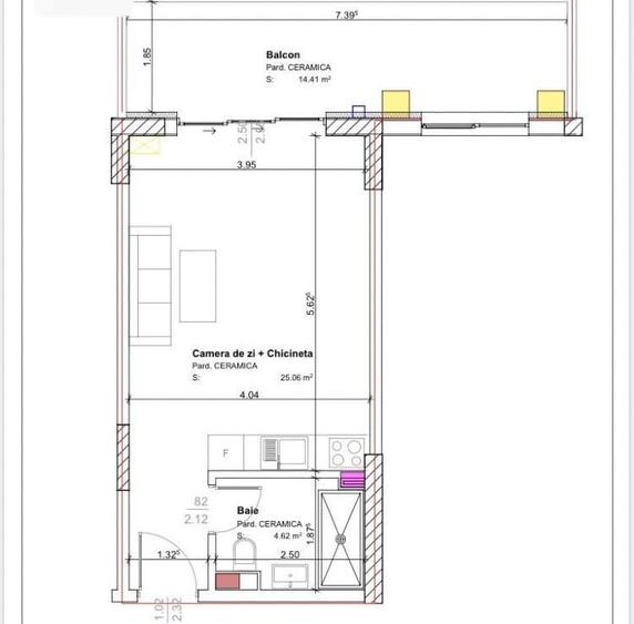 Studio Sea On Mamaia Nord cu vedere la mare de vanzare - 5