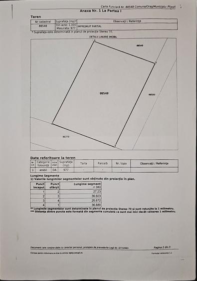 Vand teren 977 mp, intravilan, Pitesti - 1