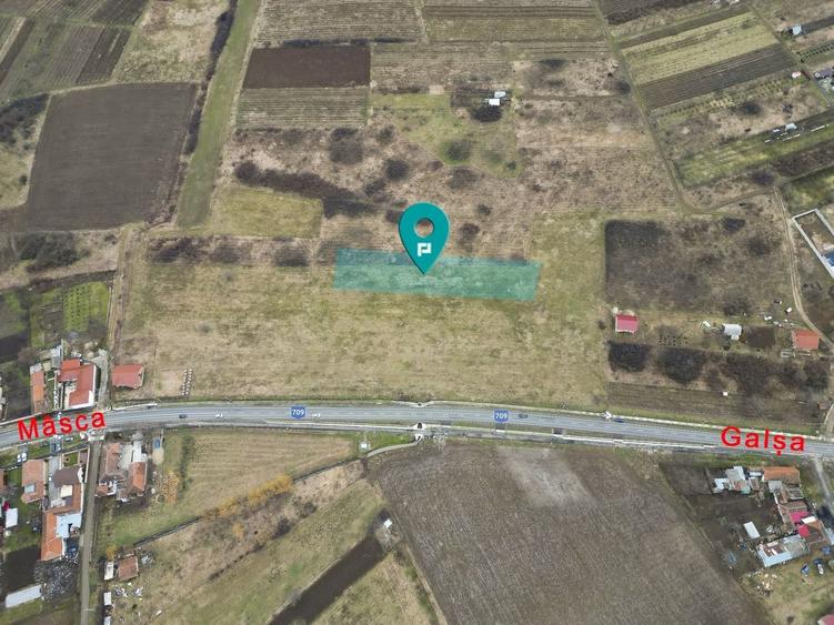 Teren intravilan între Galșa și Mâsca - 1