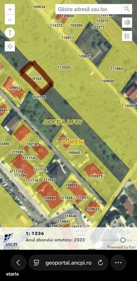 Teren 595 mp Otopeni deschidere 29 m ideal casa/duplex-Traian Vuia - 1