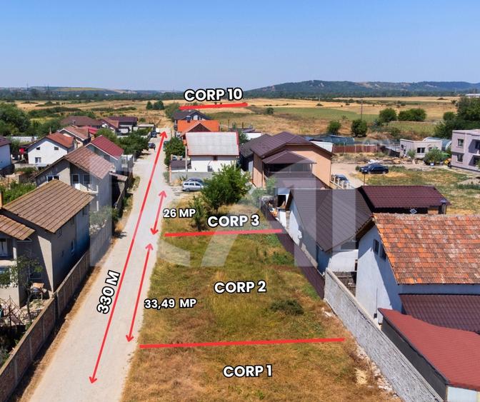 Cartier privat | Teren 400 mp | 130 euro/mp | langa Colosseum |Cernele-Brestei| - 1