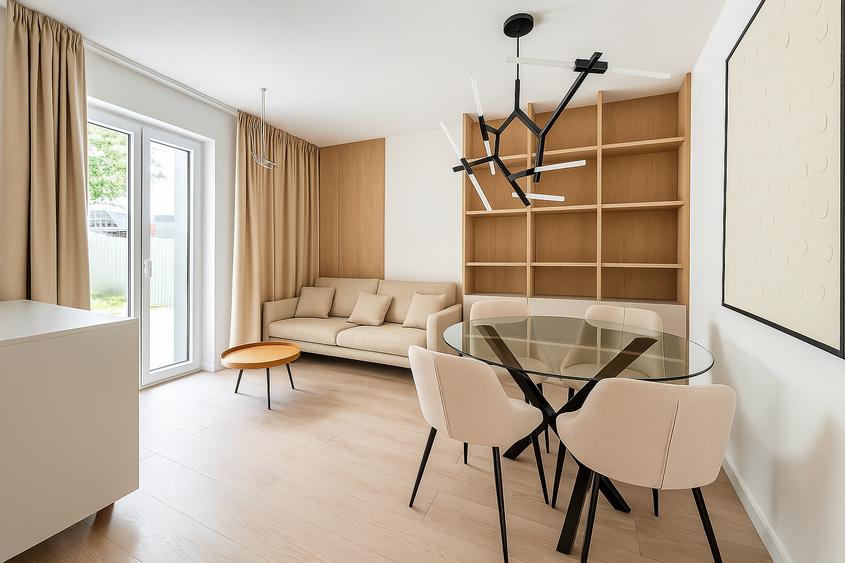 Opanez, vând  ap 3 camere , amenajat de designer, mobilat,utilat - 5