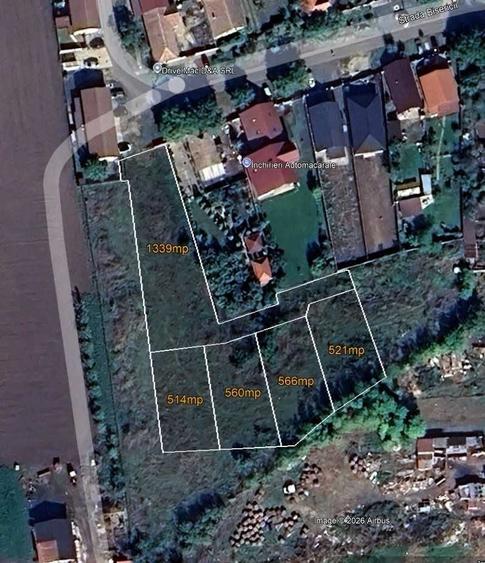 Teren de 3500 mp, în Sânandrei