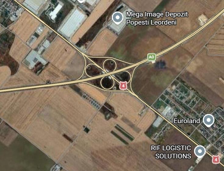 Teren 27 ha, d=460ml, in imediata apropiere a centurii A0, DN4 si DNCB - 2