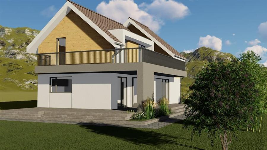 Teren intravilan cu proiect , autorizatie de constructie si fundatie in zona spi - 1