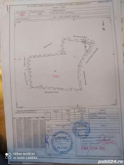 Teren de 25000 mp, în Plai