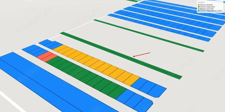 2 Terenuri 1660mp Extravilane In Rate Primaverii Com. Berceni | #EG37 - 5