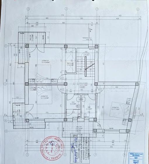 Casa Single in Bucuresti, P+2+M, 368 mp, teren 530 mp, 349000 e, Neg. - 7