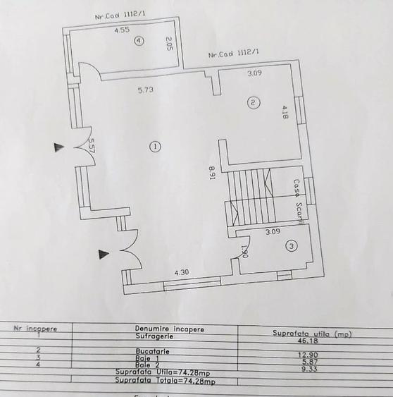 Exclusiv!Pensiune P+1+M pe partea marii  Eforie Nord-269.000 euro (Cod E8+E10) - 56
