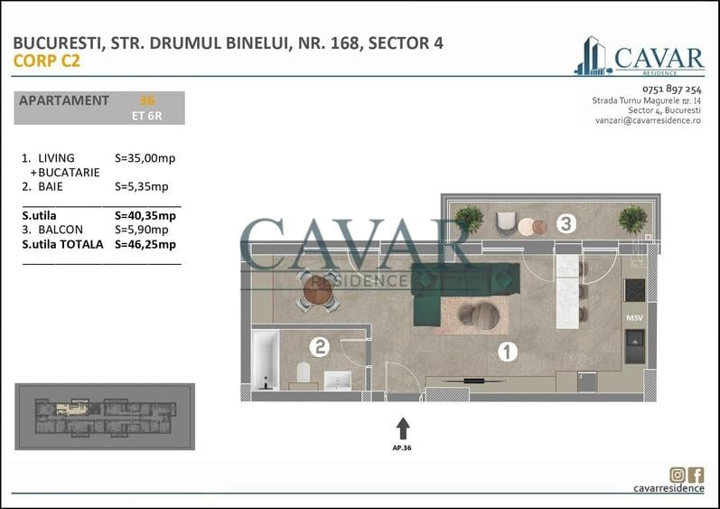 Proiect Cavar Residence Drumul Binelui 168 - 1