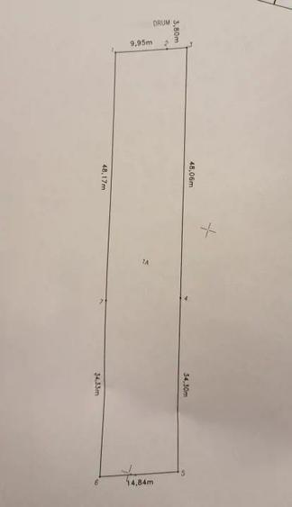 Teren intravilan, Suprafa?a 1.175 mp, 2 fronturi stradale, Albota, - 1