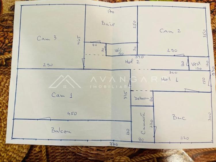 | Apartament 3 camere | 65 mp | Manastur - zona str. Padin | - 16
