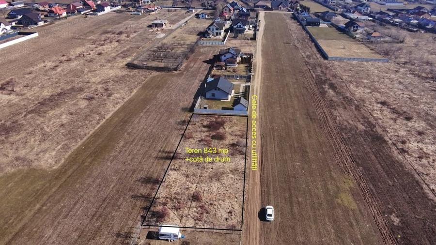 Teren intravilan 843 mp Dumbrava Rosie - 1