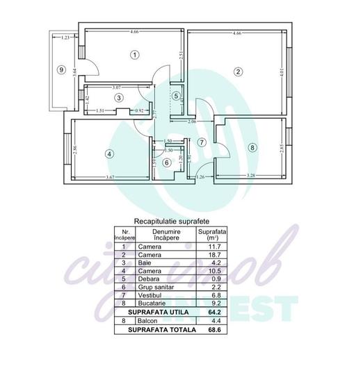 3 camere Colentina - cu CENTRALA PROPRIE - 13